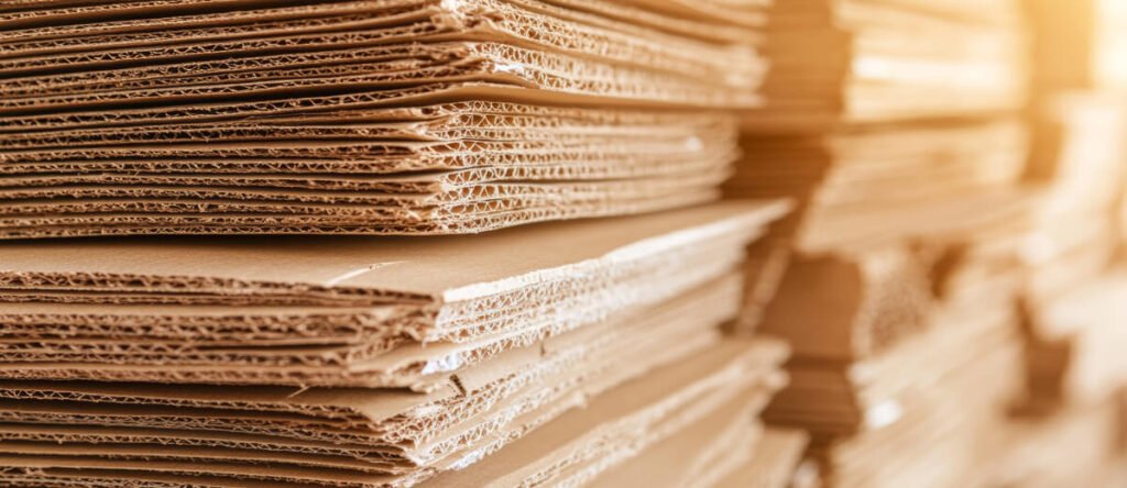 midia papel ondulado