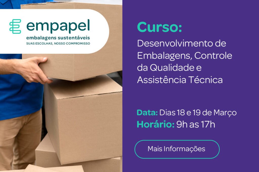 curso desenvolvimento de embalagens, controle da qualidade e assistencia tecnica