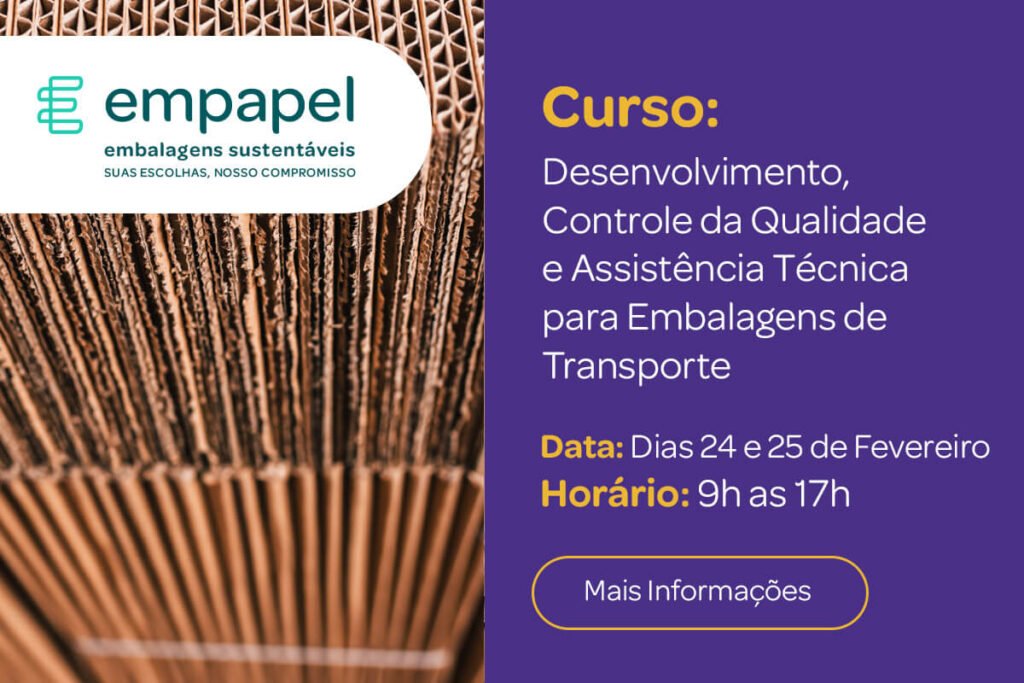curso empapel desenvolvimento, controle da qualidade e assistencia tecnica para embalagens de transporte