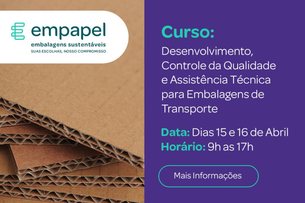 curso empapel desenvolvimento, controle da qualidade e assistencia tecnica para embalagens de transporte